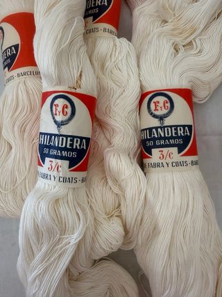 6 Madejas Hilo Algodón HILANDERA