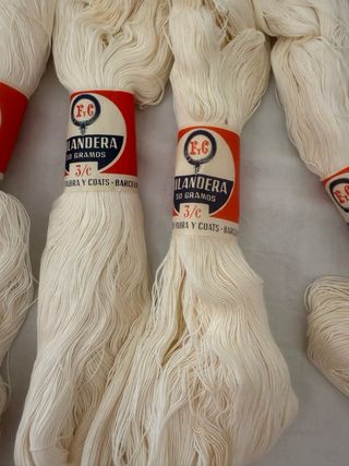 6 Madejas Hilo Algodón HILANDERA