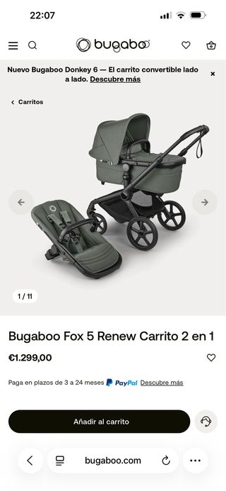 Bugaboo Fox 5 Verde Bosco