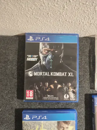 Lote 5 Juegos PS4: Mortal Kombat XL, FIFA 17, Call
