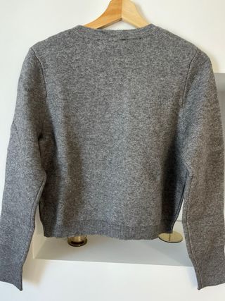 Cardigan Zara Gris con Lentejuelas