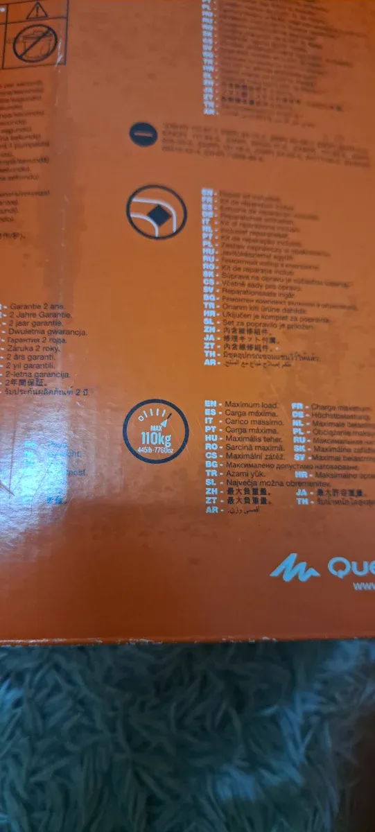 Colchão inflável Air Seconds 80 Decathlon