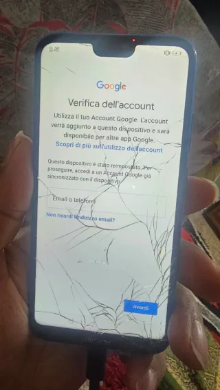 Huawei Smartphone Schermo Rotto