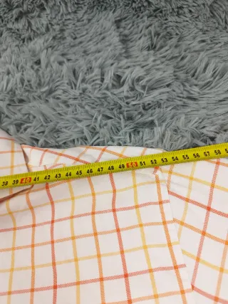 Camisa Tommy Hilfiger cuadros naranja y blanco