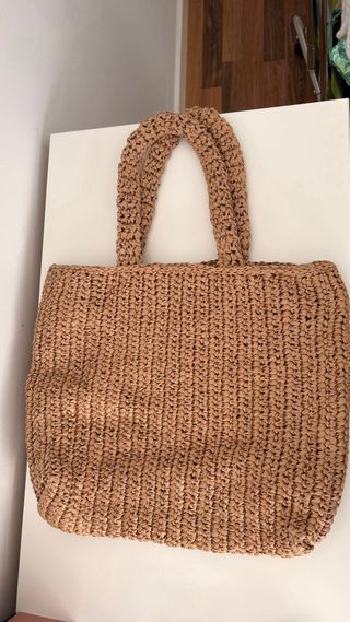 Bolso de rafia PARIS MILANO