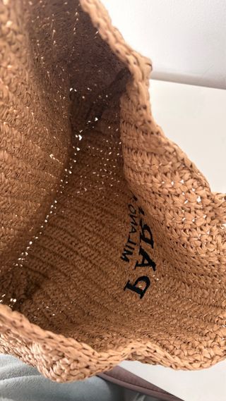 Bolso de rafia PARIS MILANO