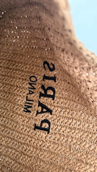 Bolso de rafia PARIS MILANO