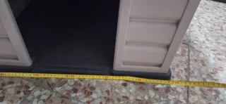 Caseta para perro de plástico