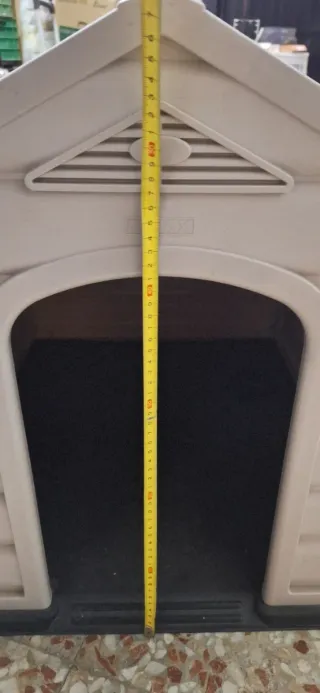 Caseta para perro de plástico