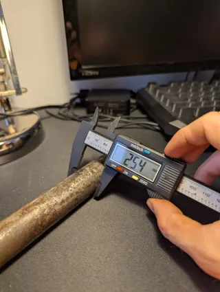 Reggisella bici 25,4 mm