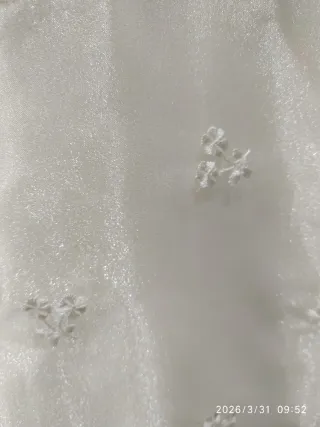 Vestido y Levita Crema