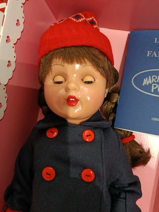 Mariquita Perez Conjunto Abrigo Marino