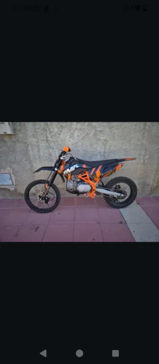 IMR 160 Motocross Naranja/Negro