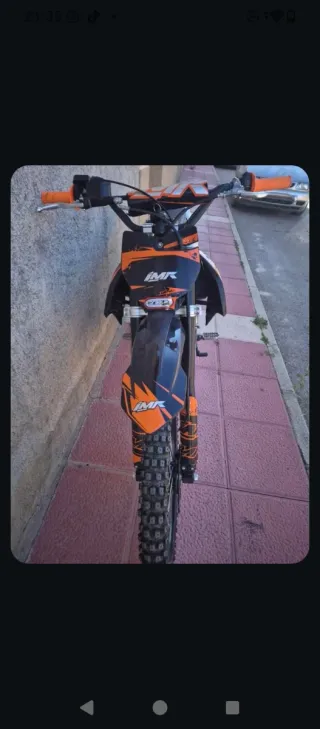 IMR 160 Motocross Naranja/Negro