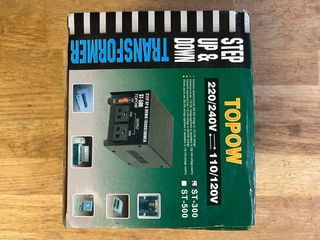 Transformador Topow ST-500 220V/110V