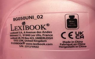 Unicornio saltador inflable Lexibook