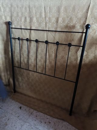 Cabecero de forja negro