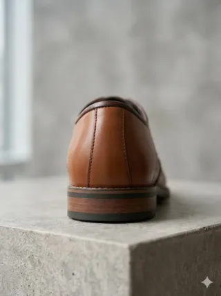 1 Par Zapatos de vestir marrones hombre 45