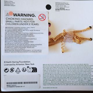 Colar e Anel H&M Keith Haring