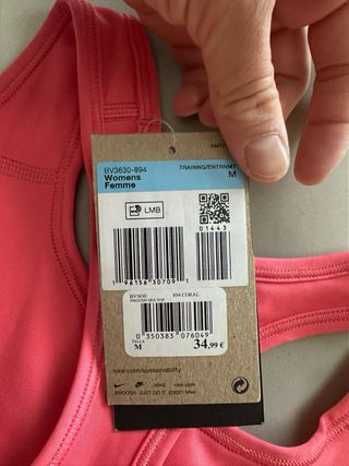 NUEVO CON ETIQUETA: Top deportivo Nike talla M