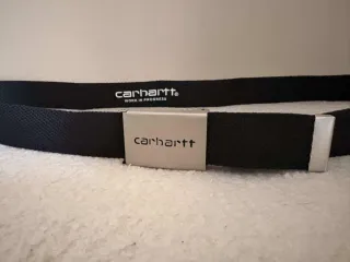 Cinto Carhartt Prata e Preto