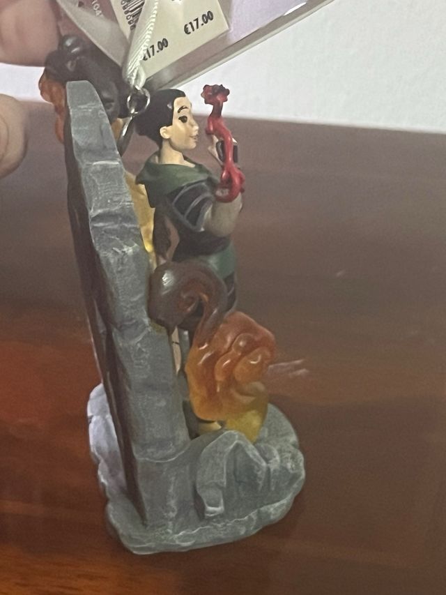 Adorno Mulan (Ping) y Mushu disney store