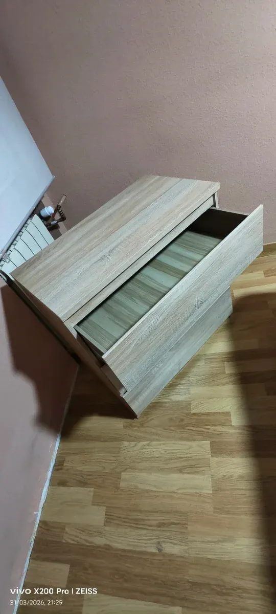 Cómoda 3 cajones madera