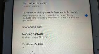 Tablet Lenovo Tab M10 Bianco. Perfetto