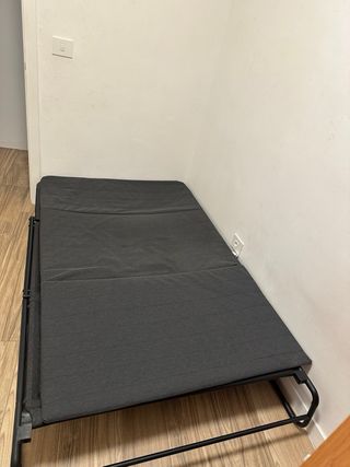 Sofá Cama IKEA Negro Metálico