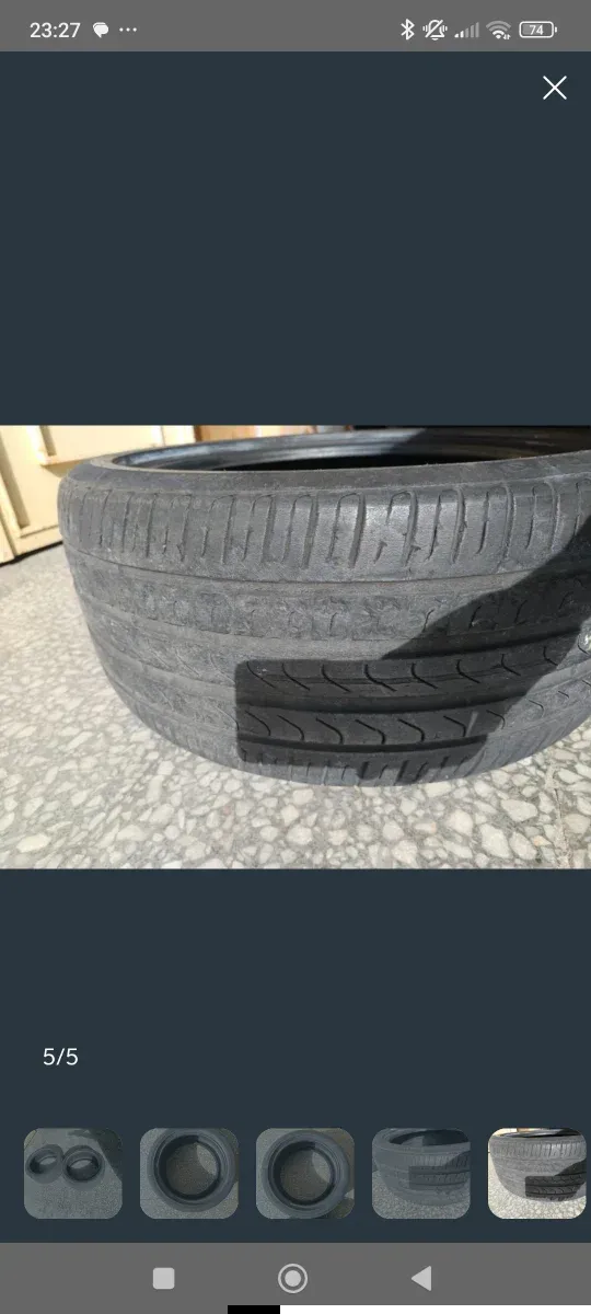 2 Neumáticos Pirelli 245/40R18 Cinturato P7