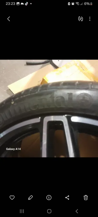 Llanta 18 Mercedes AMG + Neumático Continental