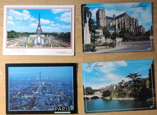 30 postales de diferentes lugares