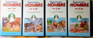 COLECCION COMPLETA DE ERASE UNA VEZ EL HOMBRE VHS