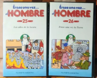 COLECCION COMPLETA DE ERASE UNA VEZ EL HOMBRE VHS