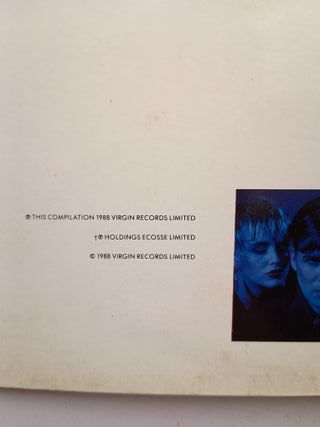Human League Greatest Hits LP Virgin 1988