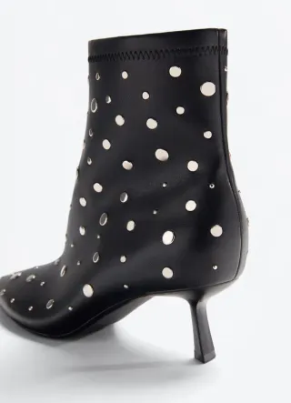 Botines Tachas Mujer