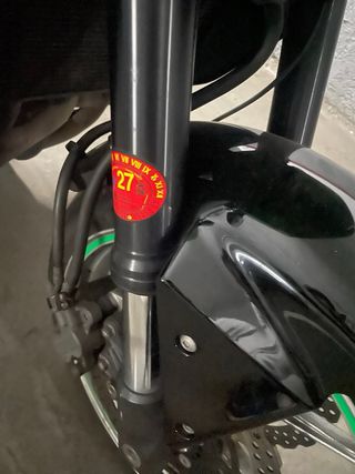 Kawasaki Z750 Verde