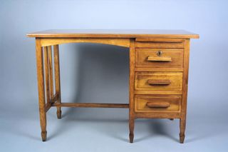 Escritorio madera años 50