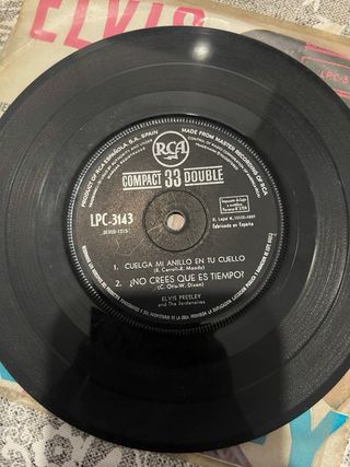 Vinilo Elvis Presley 45rpm LPC-3143