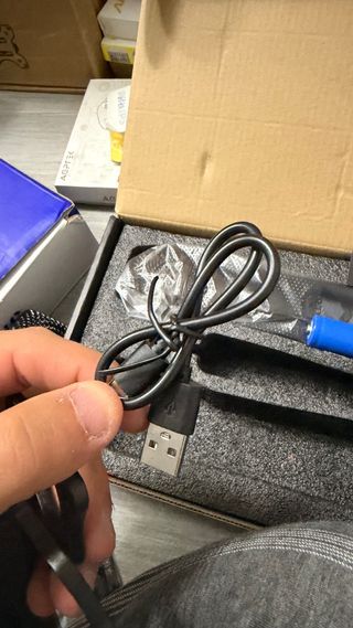 Micrófono Inalámbrico Haofy LED