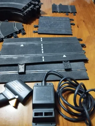 Lote Scalextric: Pistas, Mandos y transformador