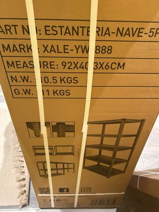 Venta de estanterias o bien pack o separadas