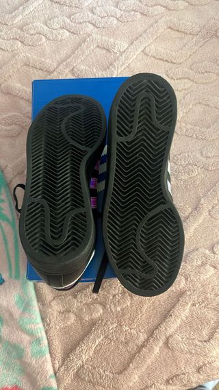 Zapatillas Adidas Superstar II Negras Holográficas