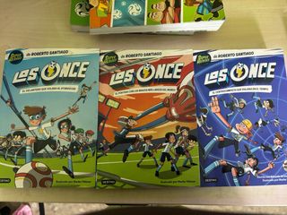 Lote libros juveniles LOS ONCE. Numeros 1,2 y 3