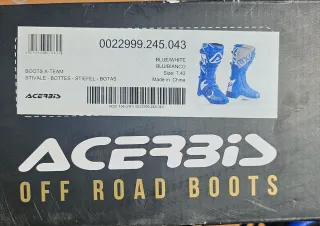 Botas de Motocross Acerbis Azules Talla 43