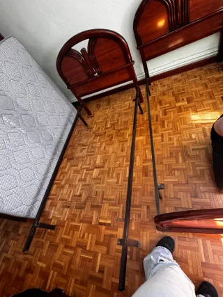 2 Camas Individuales 90cm Completas