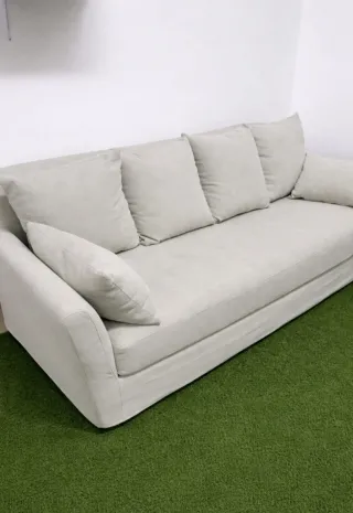 Sofá 3 plazas La Oca beige tela