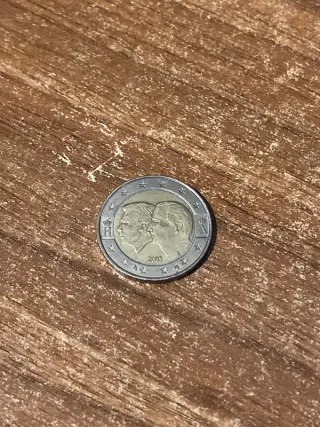 2 Euro Commemorativo Belgio 2005