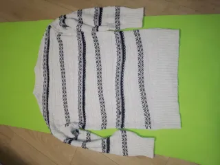 Jersey Zara Hombre Blanco Rayas