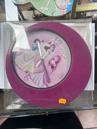 Reloj de pared infantil Princesas Disney